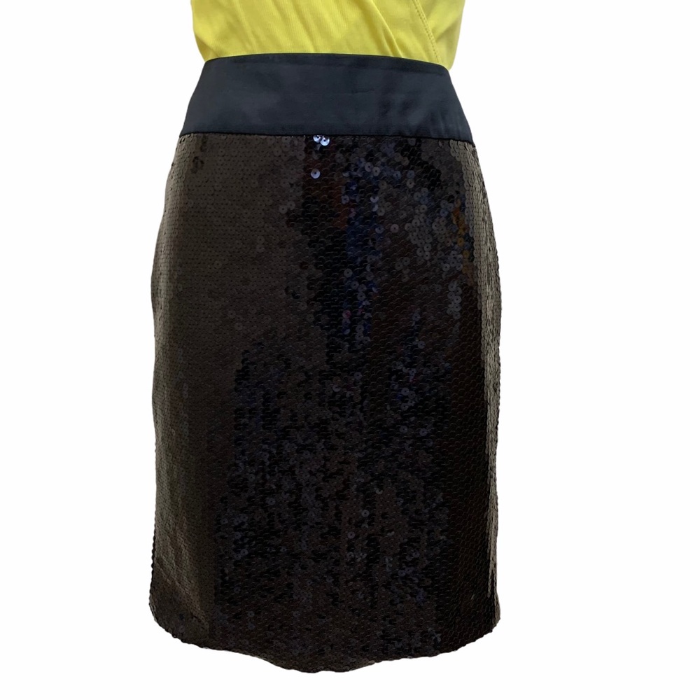 Wayne Cooper Skirt Midi Sequins Black Size 2